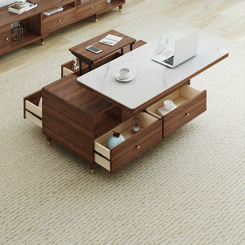 Modern Rectangular Lift-Top Coffee Table with Storage - Modern for Your LIvingroom hx-1569