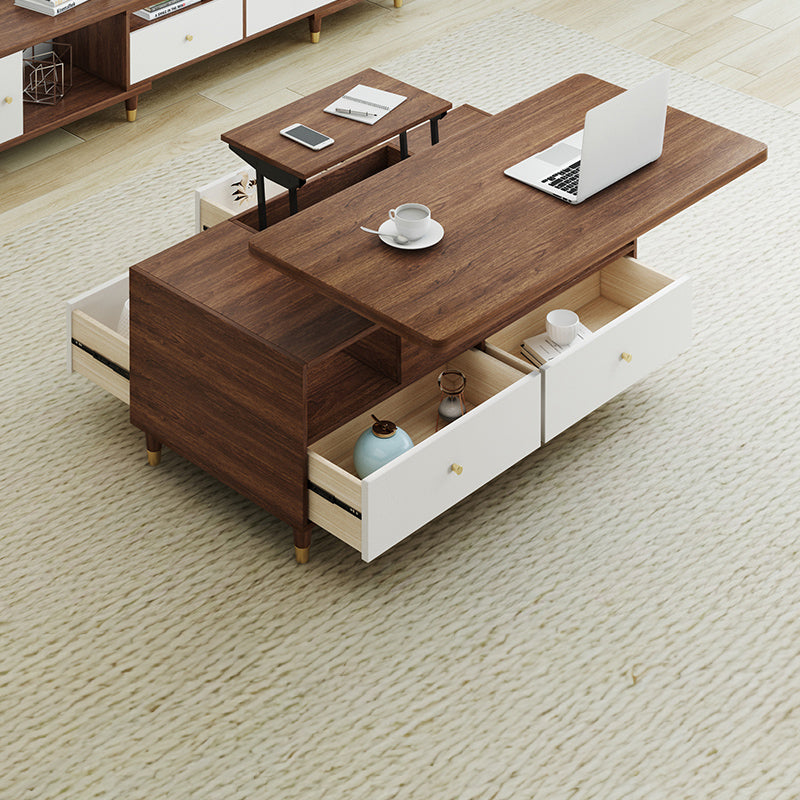 Rectangular Coffee Table with Lift-Top and Storage – Modern for All Your Rooms hx-1570