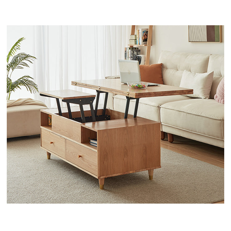 Stylish Rectangular Coffee Table with Lift-Top - Modern Design with Storage hx-1571