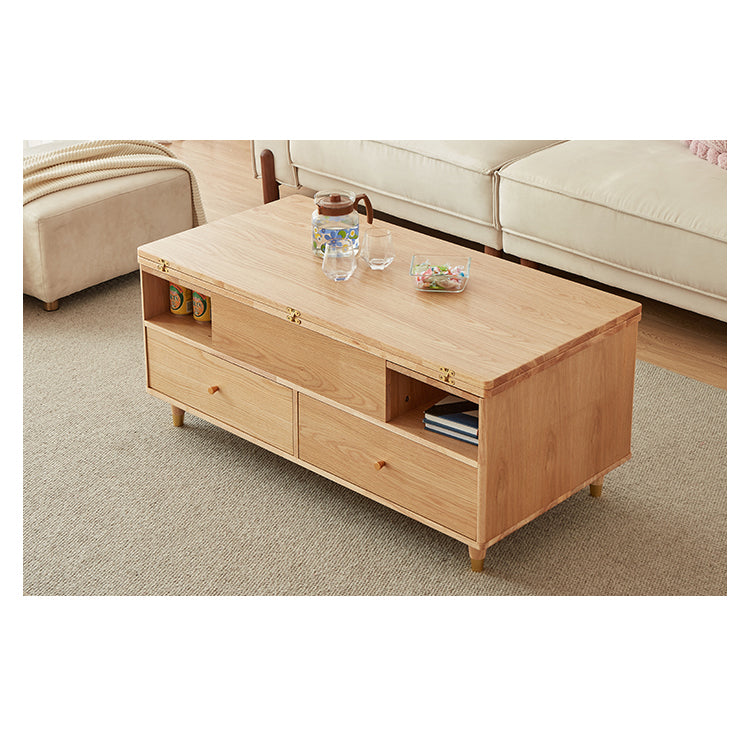 Stylish Rectangular Coffee Table with Lift-Top - Modern Design with Storage hx-1571