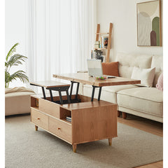 Stylish Rectangular Coffee Table with Lift-Top - Modern Design with Storage hx-1571