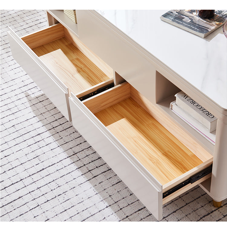 Modern Rectangular Coffee Table in White with Lift-Top and Storage – Modern for All Your Rooms hx-1575