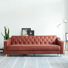 Stylish Multi-Color Sofa with Solid Wood Frame and Leathaire Upholstery hxcyj-1339