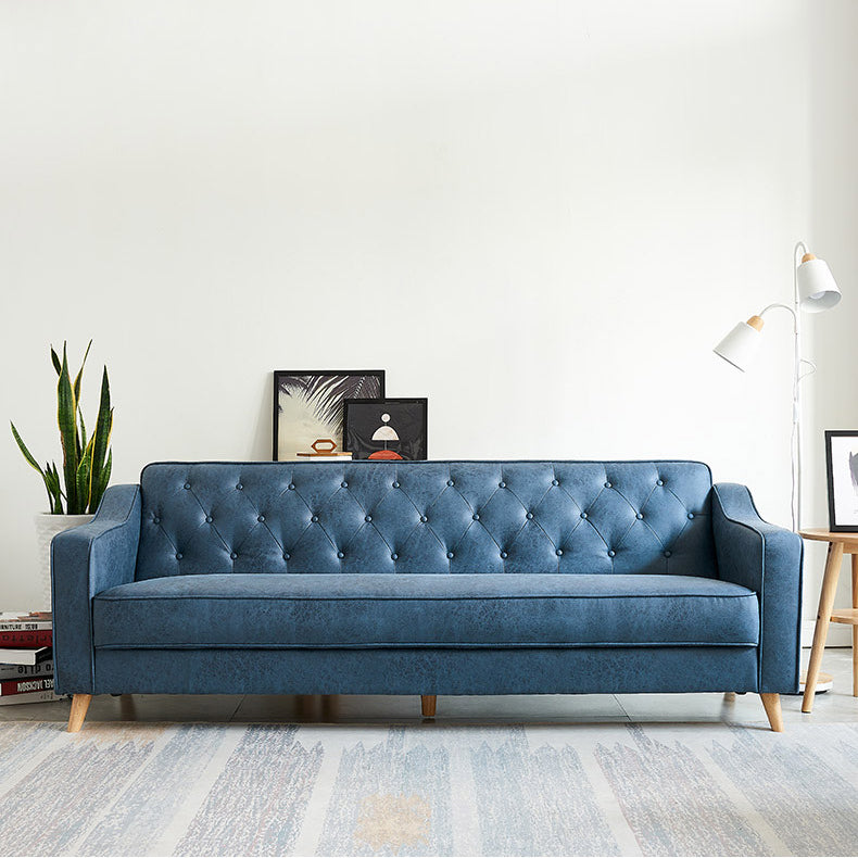 Stylish Multi-Color Sofa with Solid Wood Frame and Leathaire Upholstery hxcyj-1339