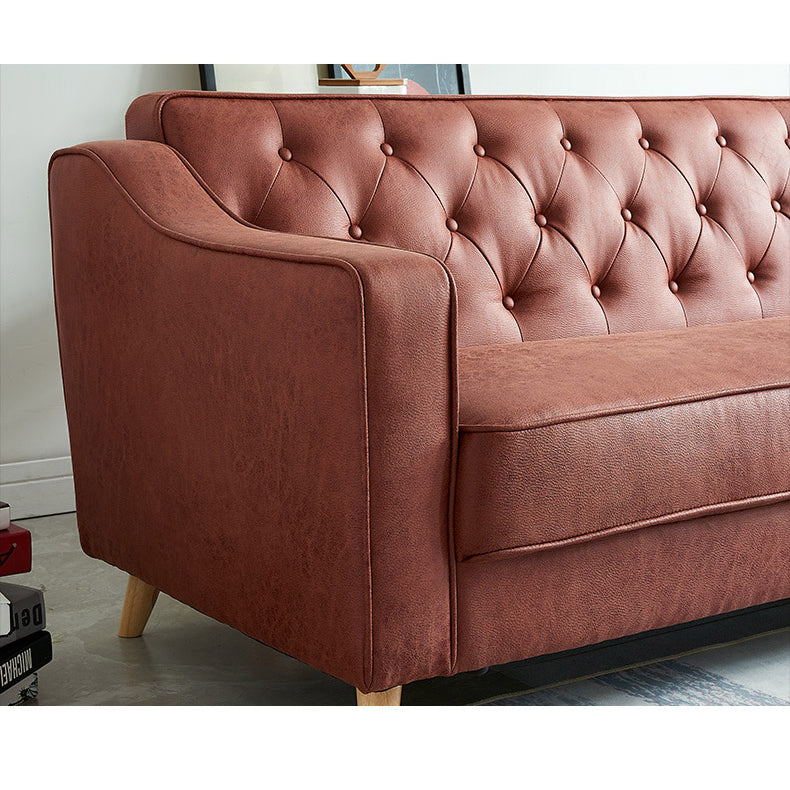 Stylish Multi-Color Sofa with Solid Wood Frame and Leathaire Upholstery hxcyj-1339