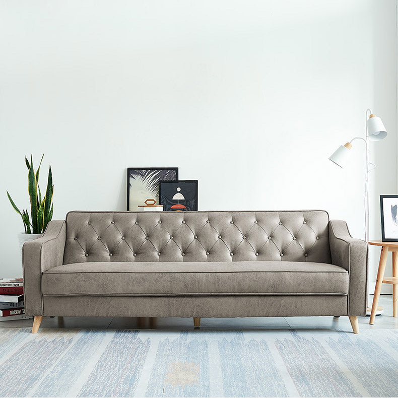 Stylish Multi-Color Sofa with Solid Wood Frame and Leathaire Upholstery hxcyj-1339