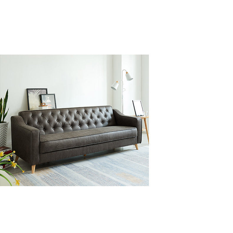 Stylish Multi-Color Sofa with Solid Wood Frame and Leathaire Upholstery hxcyj-1339