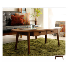 Modern Oval Coffee Table with Drawer Storage - Minimalistic Design for Your Rooms hxcyj-1340