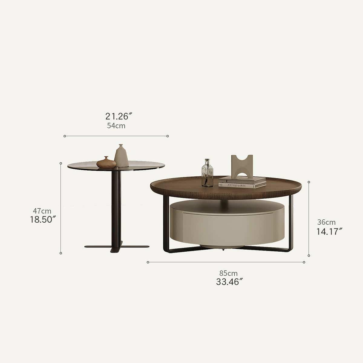 Modern Coffee Table | Sleek Carbon Steel Tempered Glass Design hxj-2704