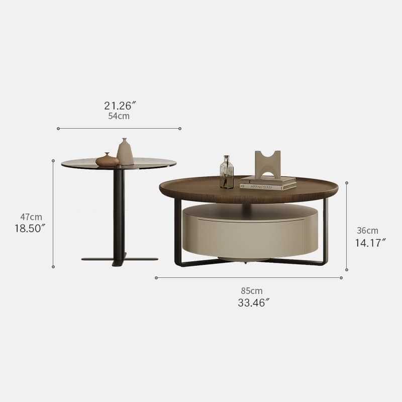 Modern Coffee Table | Sleek Carbon Steel Tempered Glass Design hxj-2704