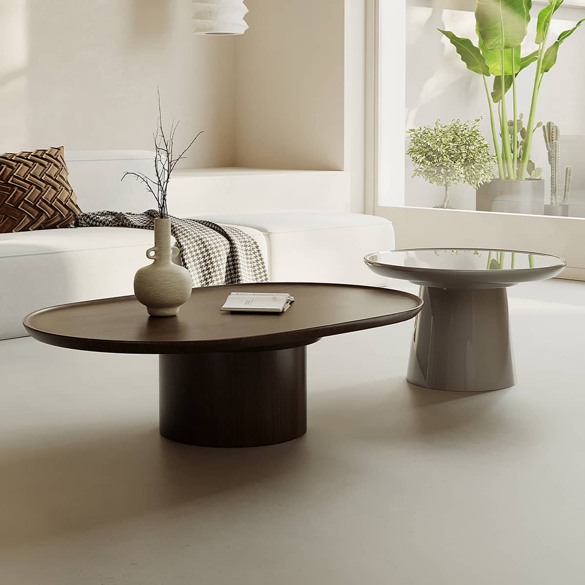 Elegant Wooden Coffee Table - Stylish Centerpiece for Your Living Room hxj-2710