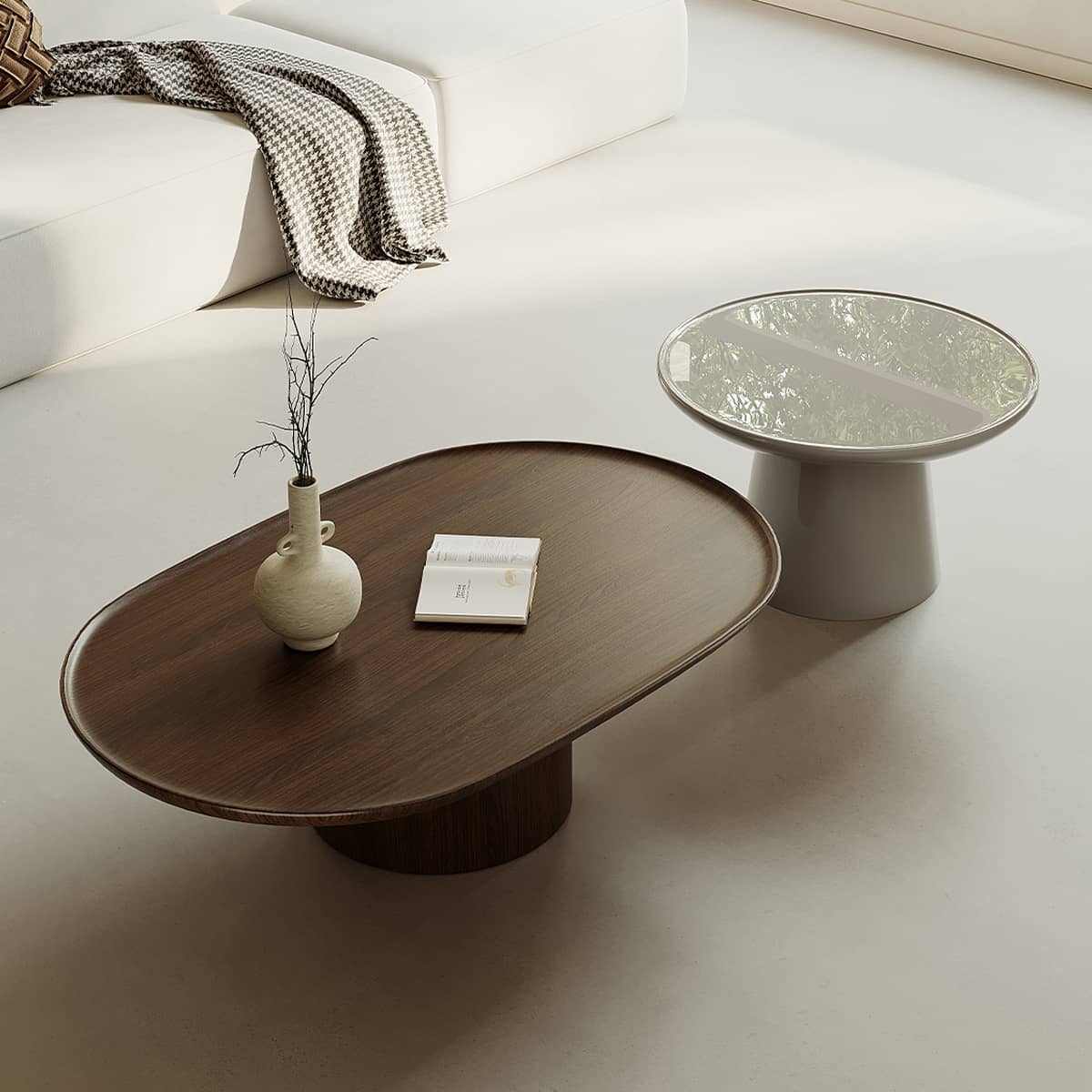 Elegant Wooden Coffee Table - Stylish Centerpiece for Your Living Room hxj-2710