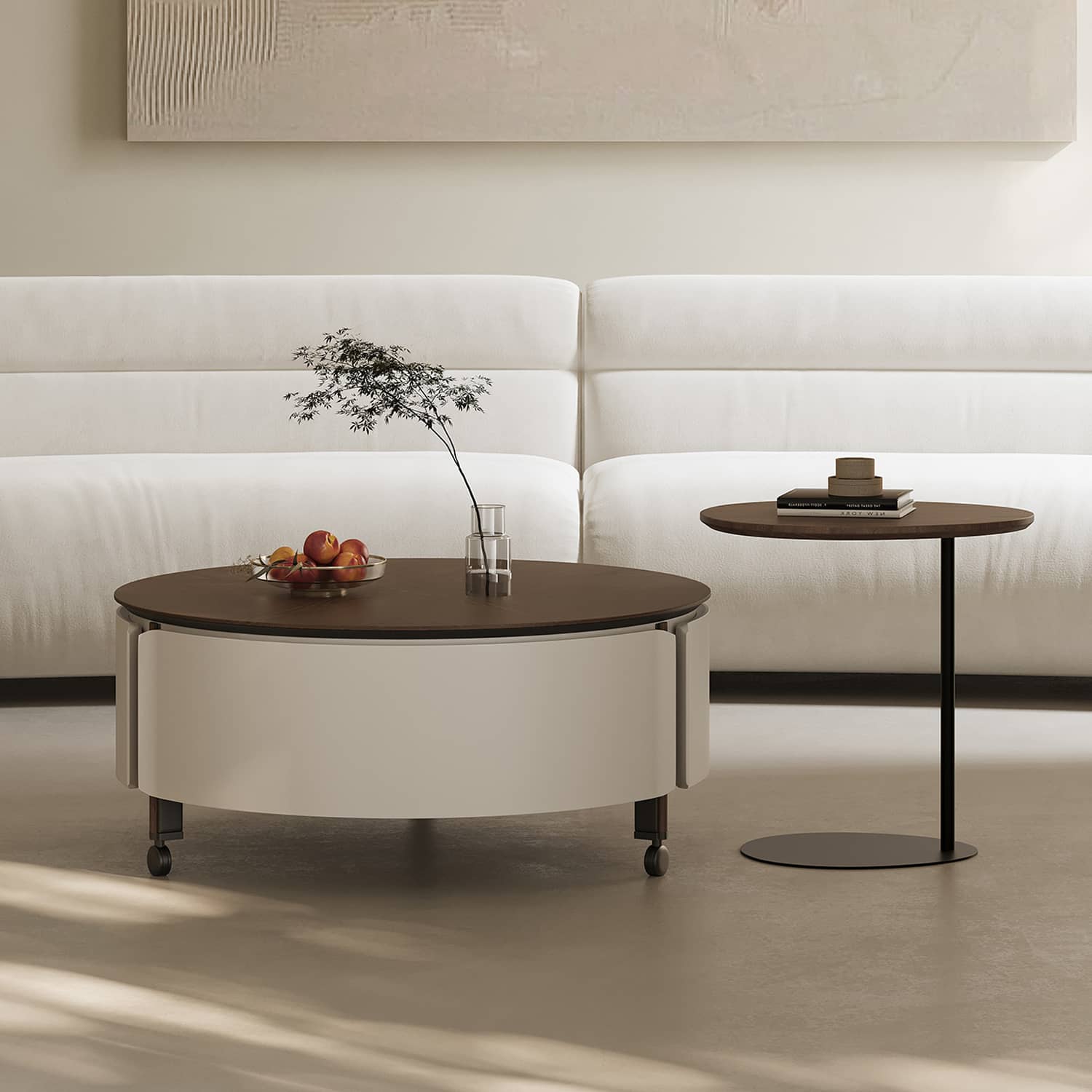 Modern Stainless Steel Coffee Table - Sleek & Durable Design for Contemporary Living Spaces hxj-2711