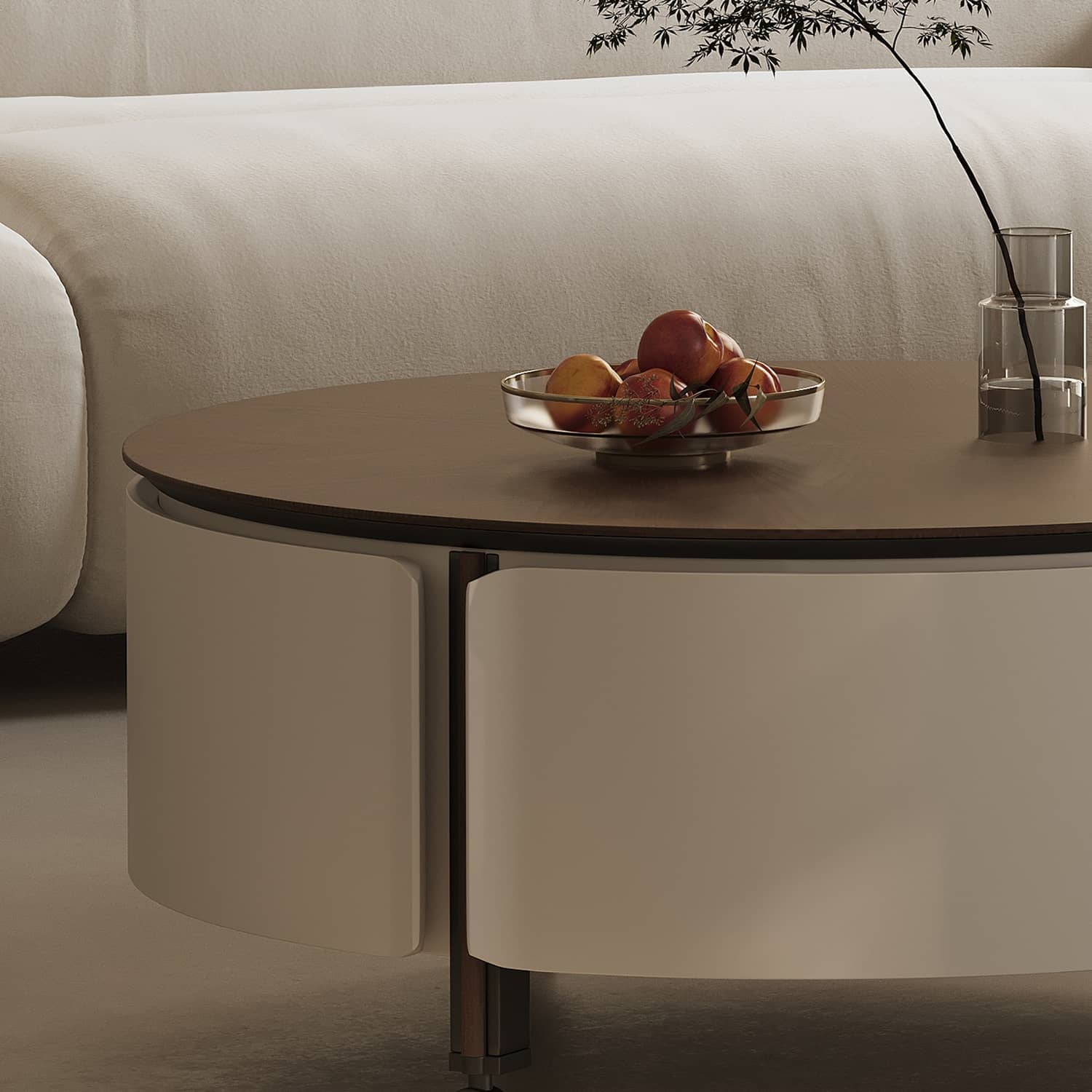 Modern Stainless Steel Coffee Table - Sleek & Durable Design for Contemporary Living Spaces hxj-2711