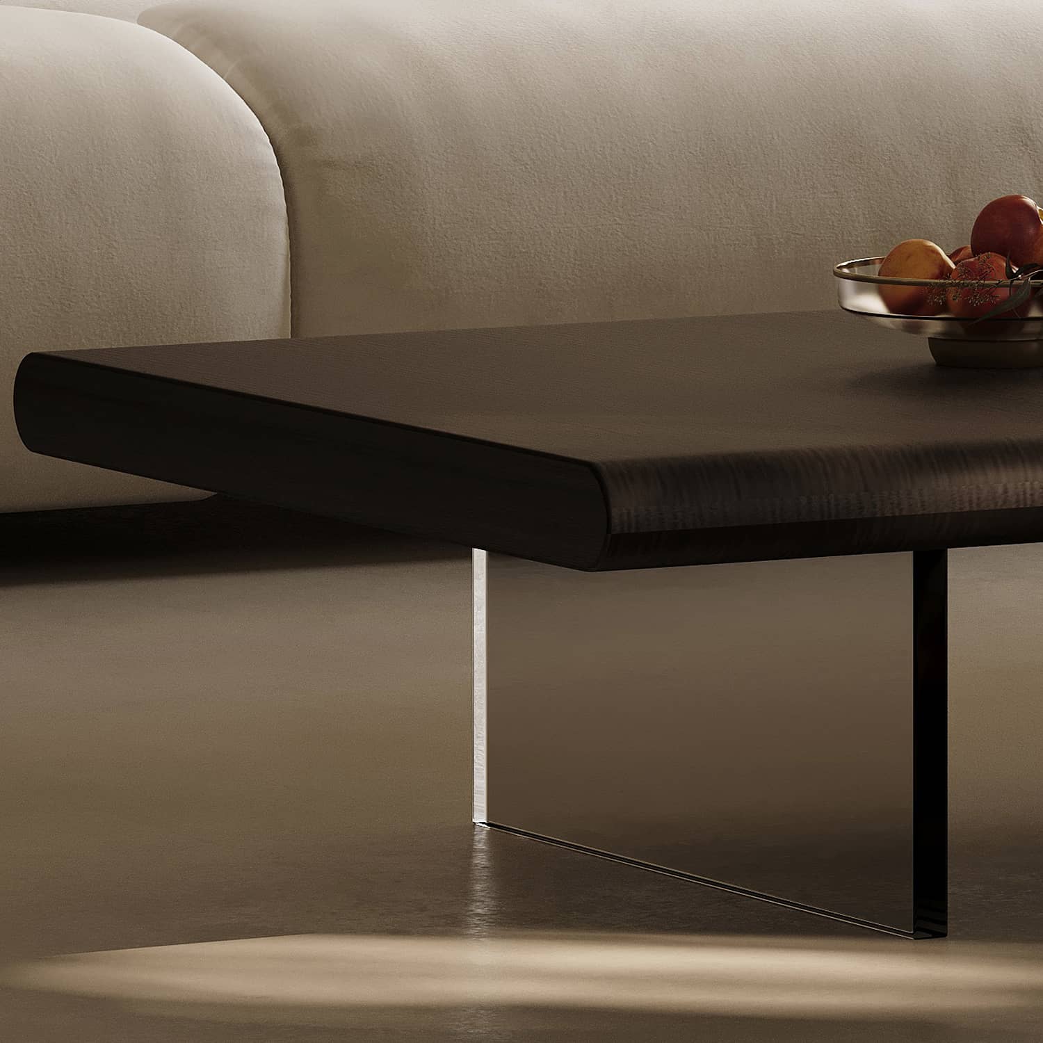 Modern Acrylic Faux Leather Tea Table - Stylish & Durable Coffee Table for Living Room Decor hxj-2714