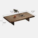 Modern Acrylic Faux Leather Coffee Table - Stylish & Durable Coffee Table for Living Room Decor hxj-2714
