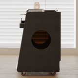 Modern Acrylic Stainless Steel Coffee Table – Sleek & Durable Design for Living Room & Office hxj-2715