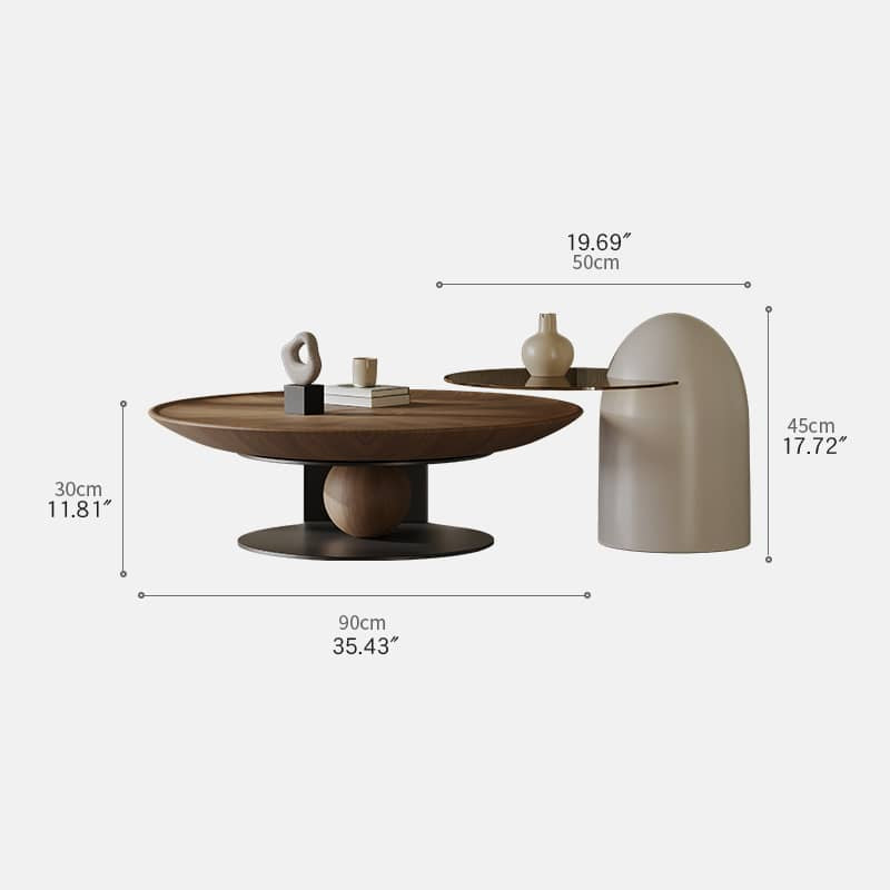 Modern Tempered Glass Tea Table - Stylish and Durable Coffee Table hxj-2720