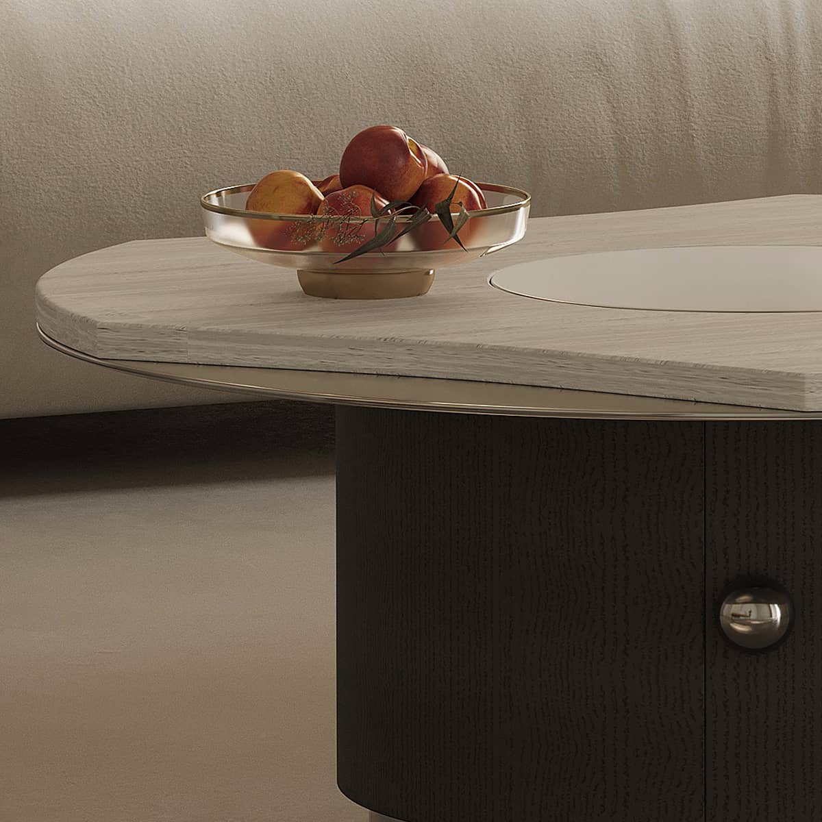 Stainless Steel Marble Coffee Table - Elegant & Durable Design for Modern Living Spaces hxj-2721