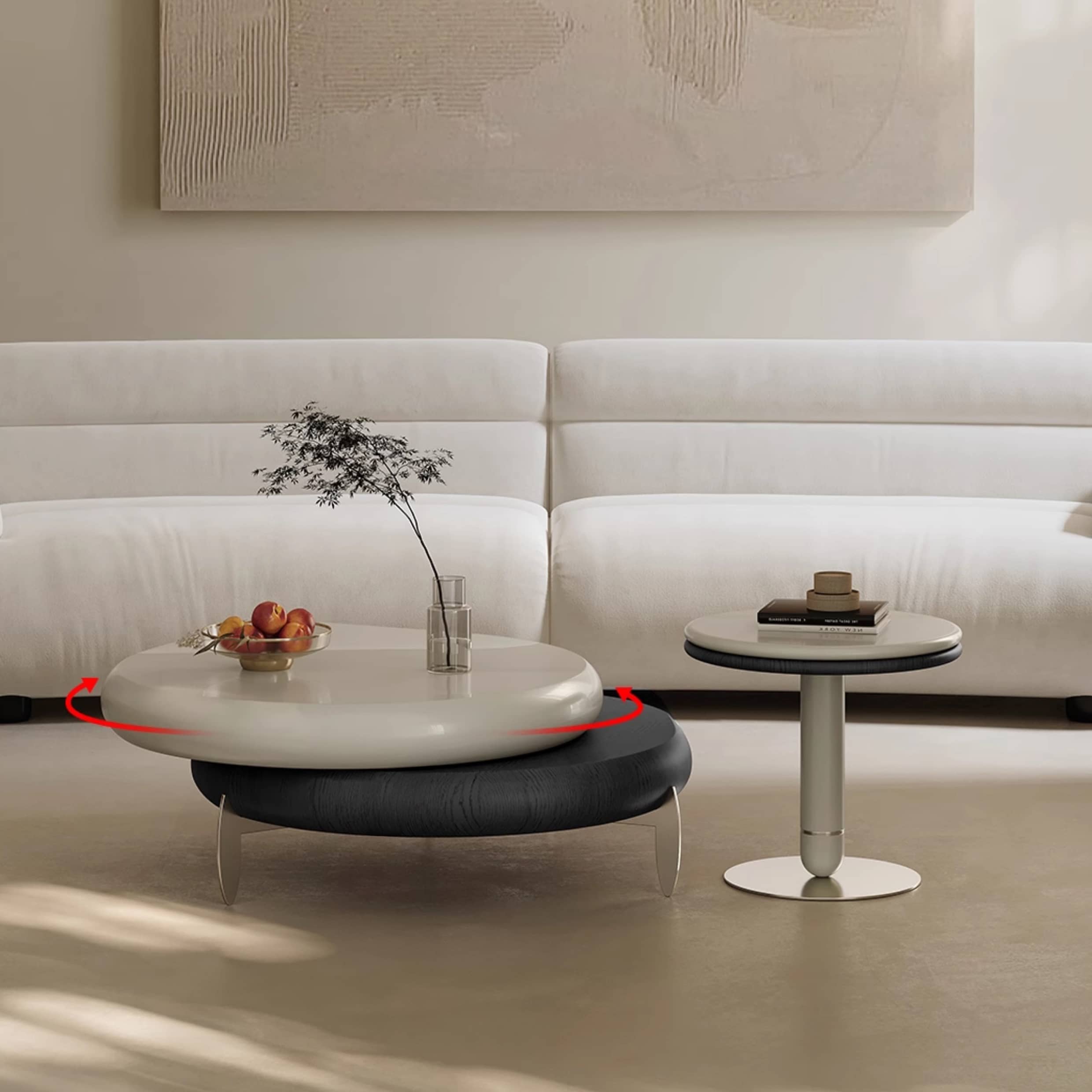 Sleek Stainless Steel Coffee Table - Modern Design for Elegant Living Spaces hxj-2722