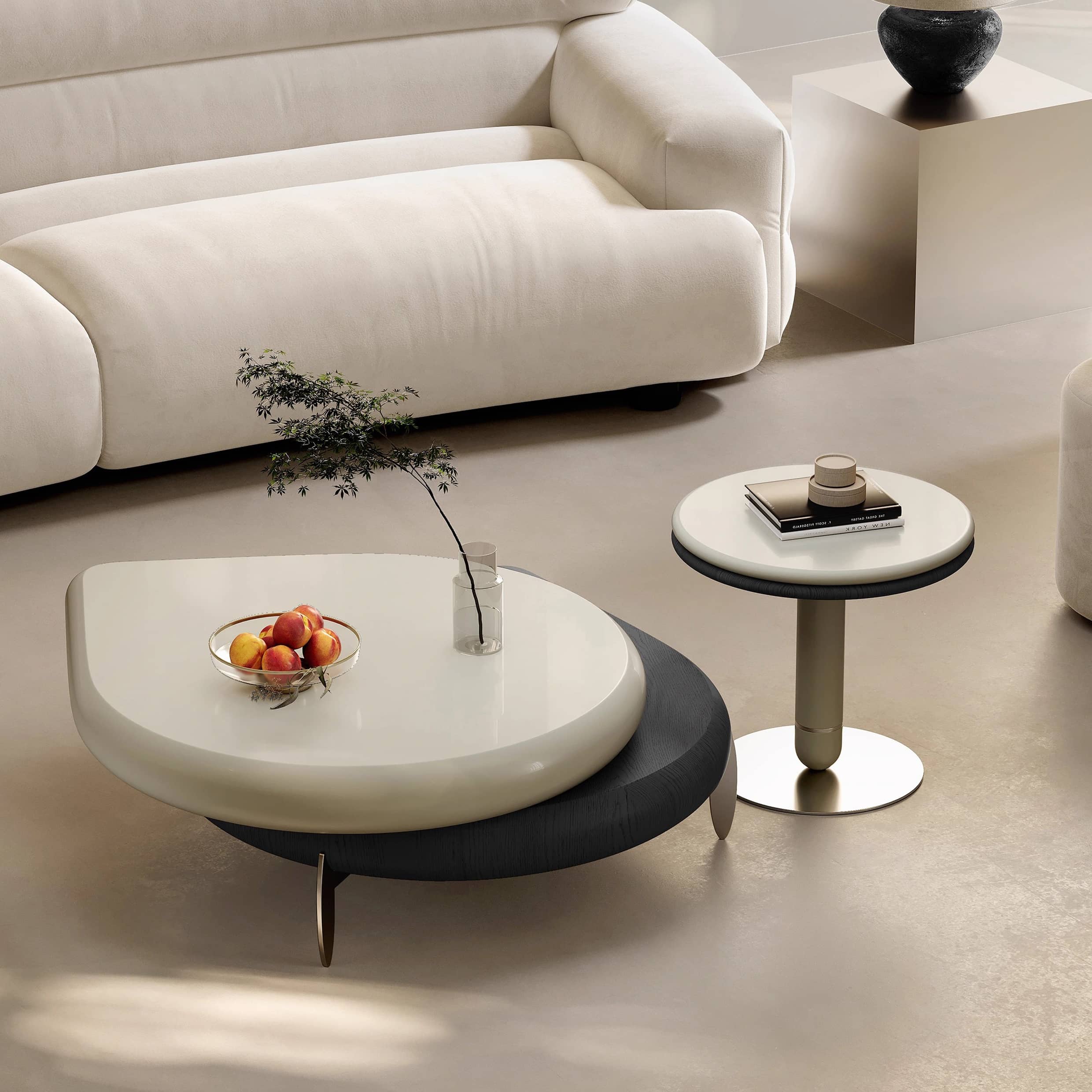 Sleek Stainless Steel Coffee Table - Modern Design for Elegant Living Spaces hxj-2722