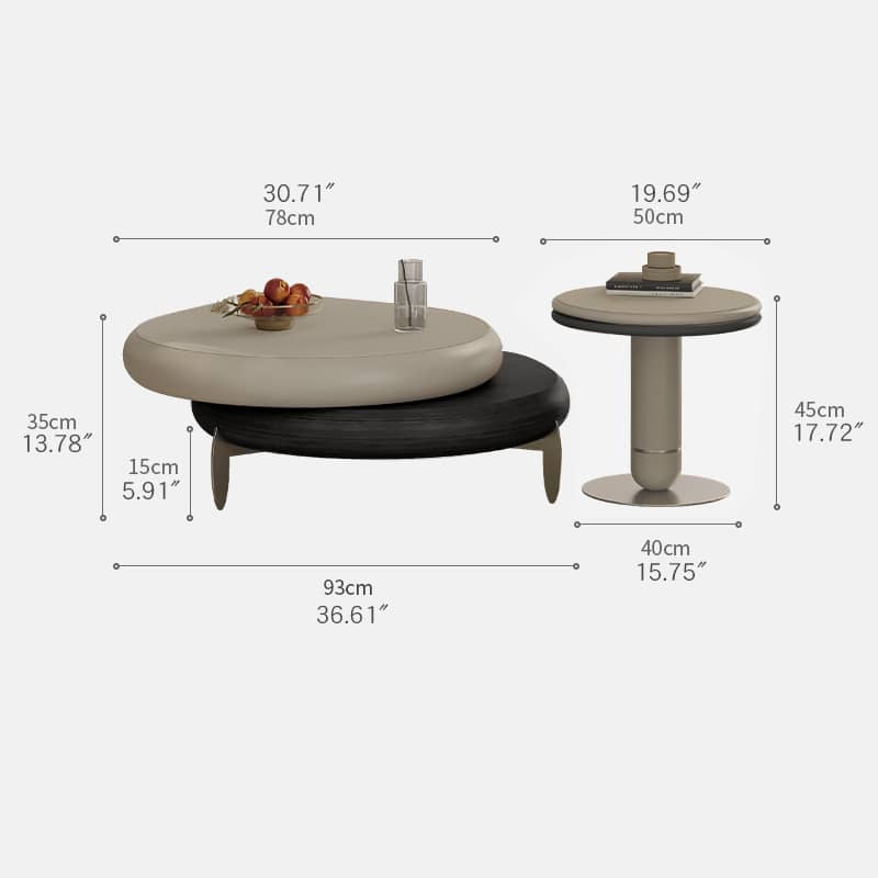 Sleek Stainless Steel Coffee Table - Modern Design for Elegant Living Spaces hxj-2722