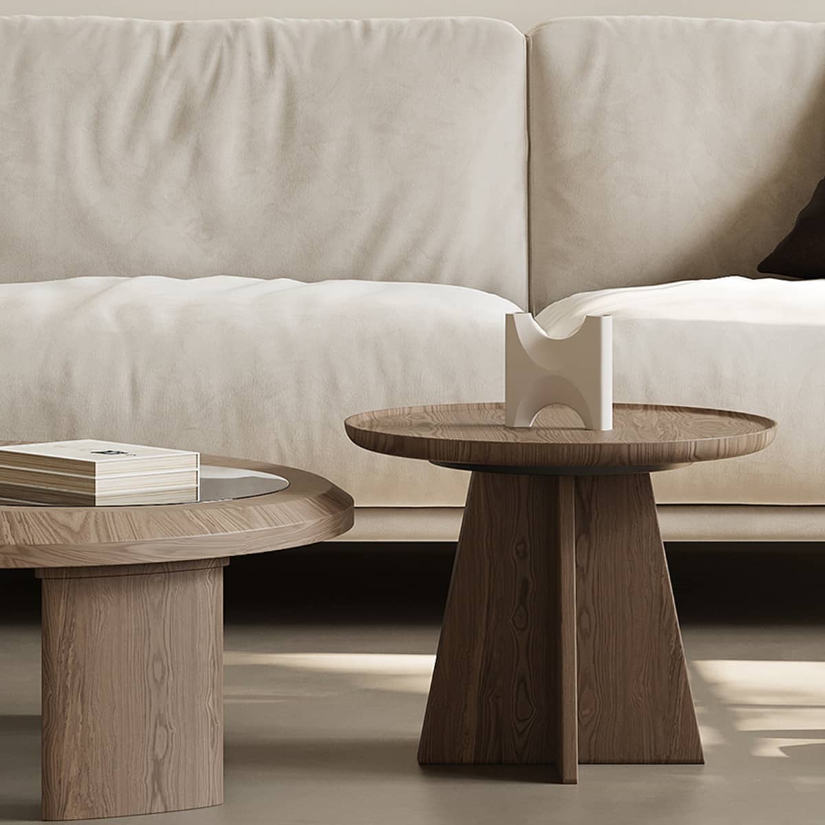 Sleek Tempered Glass Coffee Table - Modern Stylish Accent for Any Room hxj-2727