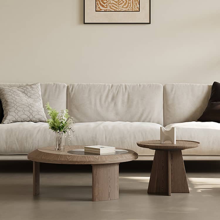 Sleek Tempered Glass Coffee Table - Modern Stylish Accent for Any Room hxj-2727