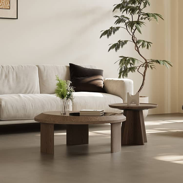 Sleek Tempered Glass Coffee Table - Modern Stylish Accent for Any Room hxj-2727