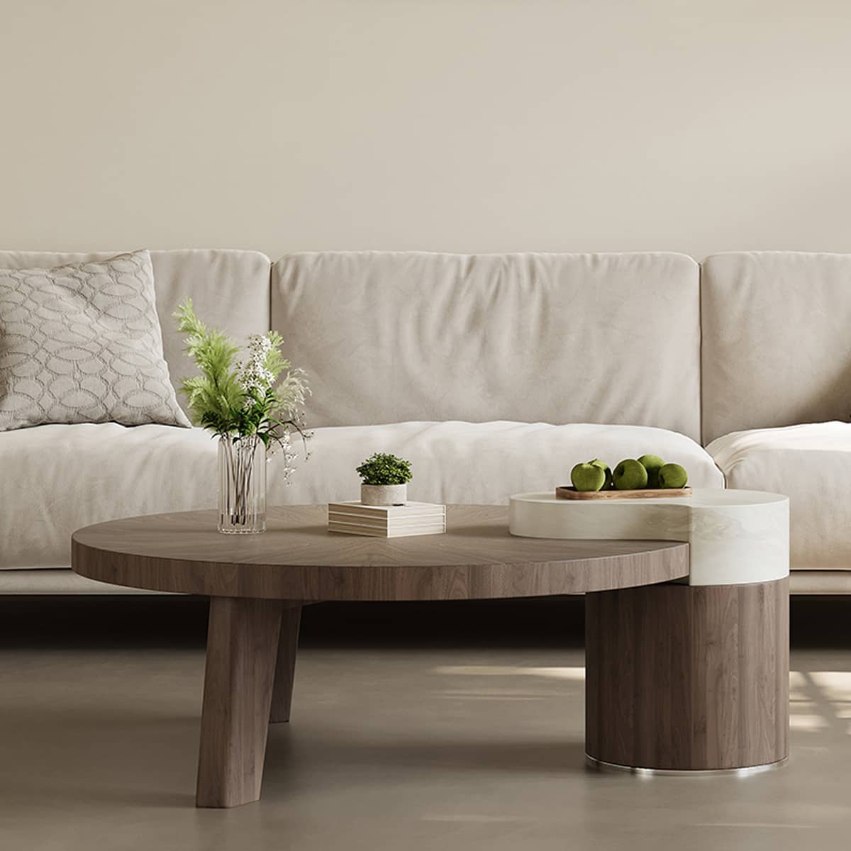 Modern Stainless Steel Tea Table – Sleek & Durable Design for Any Living Space hxj-2730