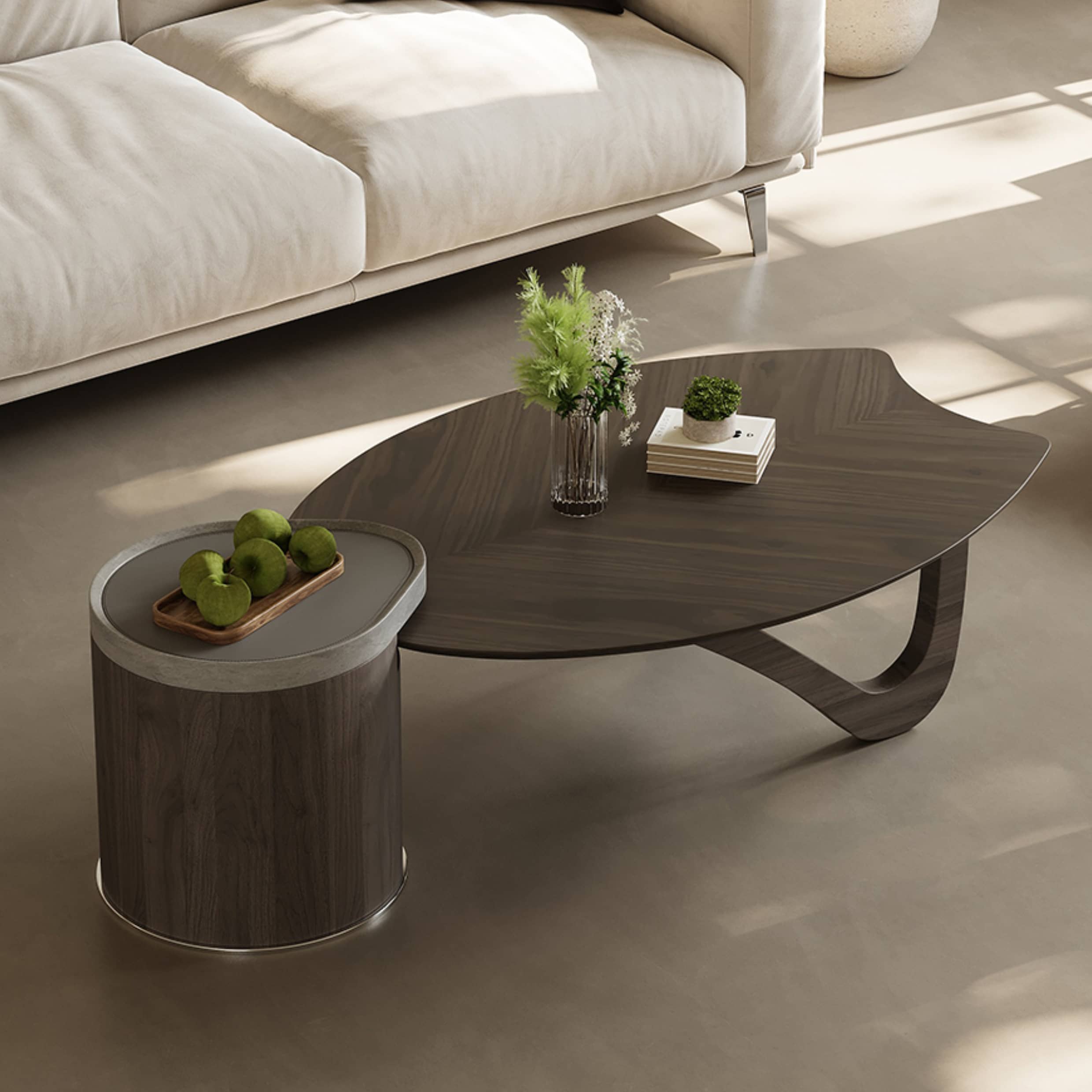 Modern Stainless Steel Tea Table - Sleek and Durable Design for Any Home hxj-2732