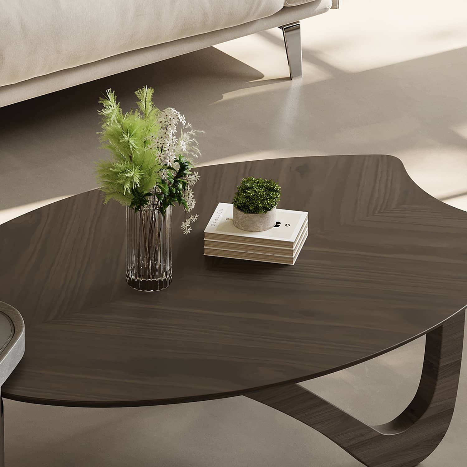 Modern Stainless Steel Tea Table - Sleek and Durable Design for Any Home hxj-2732