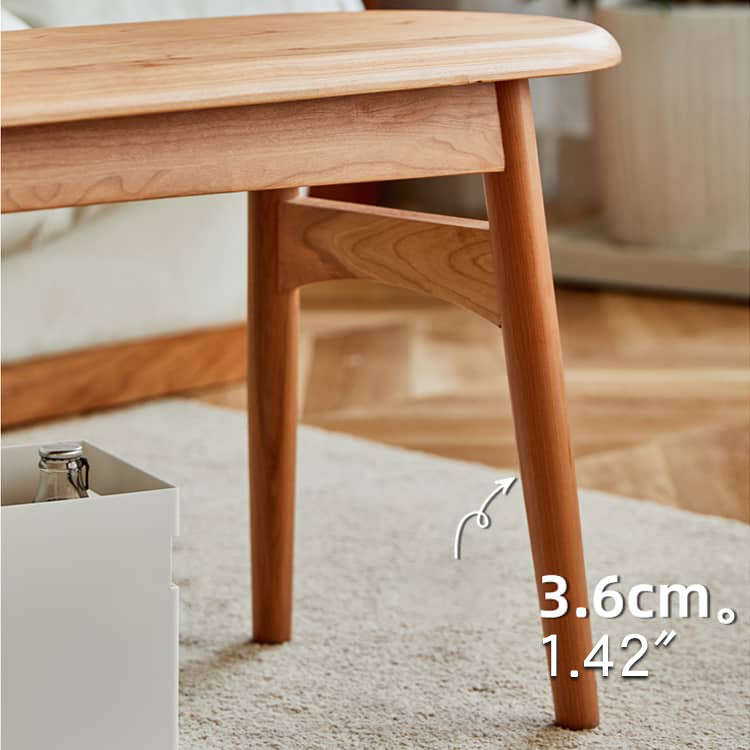 Elegant Multitone Wooden Stool with Cotton/Linen Seat – Grey, Brown, Cherry, Black Walnut hykmq-741