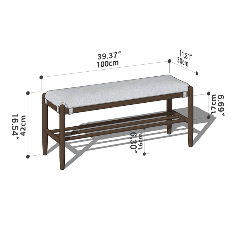 Handcrafted Green Stool in Natural Wood with Cotton Linen Upholstery - Multiple Color Options Available hykmq-744