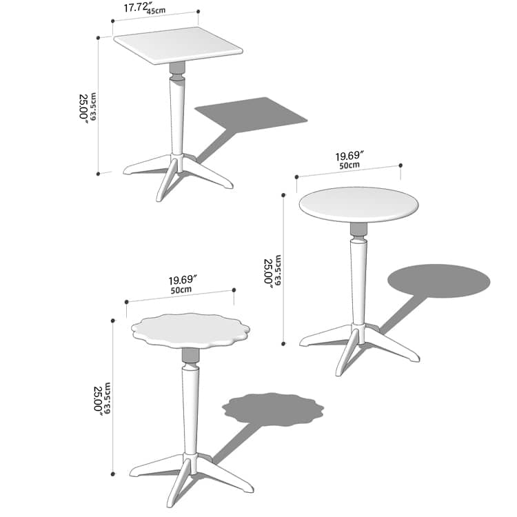 Cherry Wood End Table in Round or Square - Modern Japanese Wooden Aesthetic for yuor rooms hykmq-756