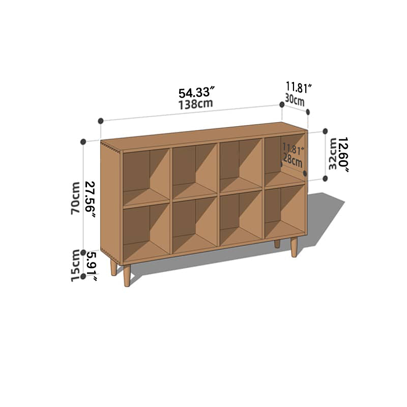 Stunning Cherry Wood Cabinet - Premium Natural Wood Finish with Durable Plywood Base hykmq-759