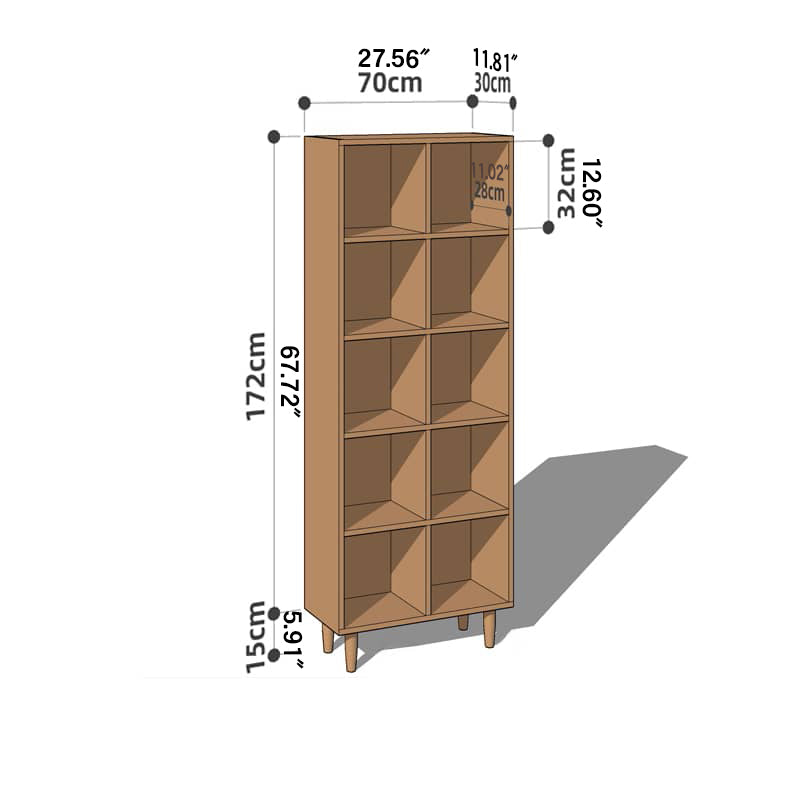 Stunning Cherry Wood Cabinet - Premium Natural Wood Finish with Durable Plywood Base hykmq-759