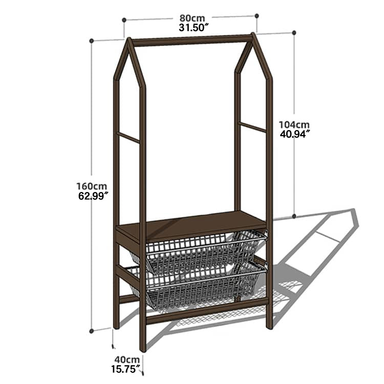 Luxurious Natural Cherry Wood & Metal Coat Hanger with Elegant Rattan and Nylon Options hykmq-765