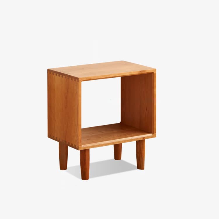 Elegant Nightstand - Natural Wood Finish in Brown, Red Oak, Cherry, and Black Walnut hykmq-777