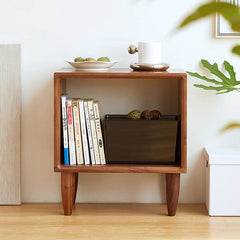 Elegant Nightstand - Natural Wood Finish in Brown, Red Oak, Cherry, and Black Walnut hykmq-777