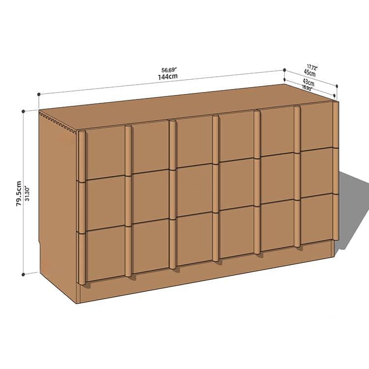 Stunning Cherry Wood Natural Cabinet | Premium Quality Plywood Construction hykmq-782