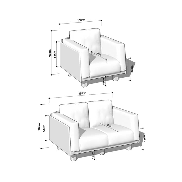 Luxurious Off White Sofa with Natural Cherry Wood Accents - Comfortable Cotton, Down, Foam & Faux Leather Upholstery hykmq-784