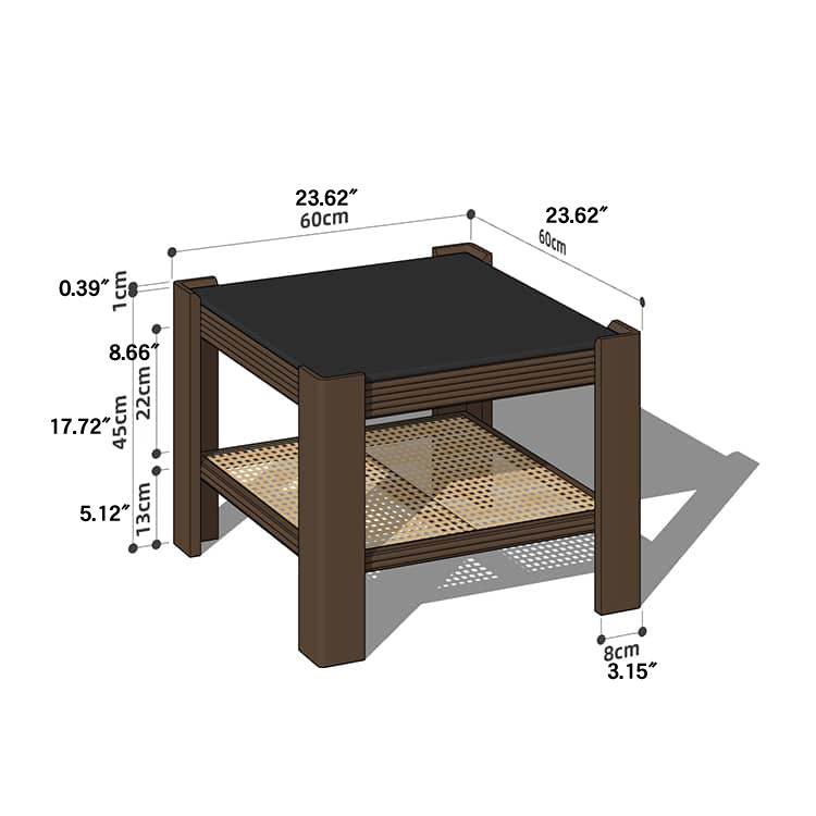 Wooden Square and Rectangular Coffee Table Collection : Modern Design for LIvingroom Space hykmq-791