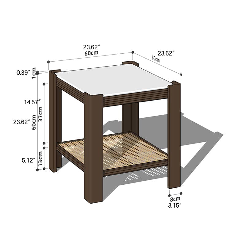 Wooden Square and Rectangular Coffee Table Collection : Modern Design for LIvingroom Space hykmq-791