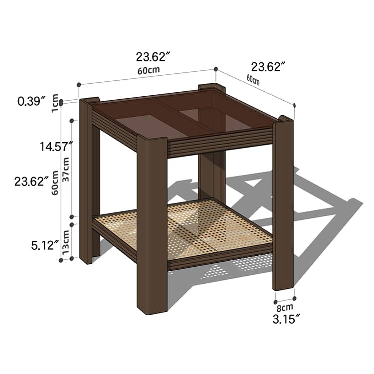 Wooden Square and Rectangular Coffee Table Collection : Modern Design for LIvingroom Space hykmq-791