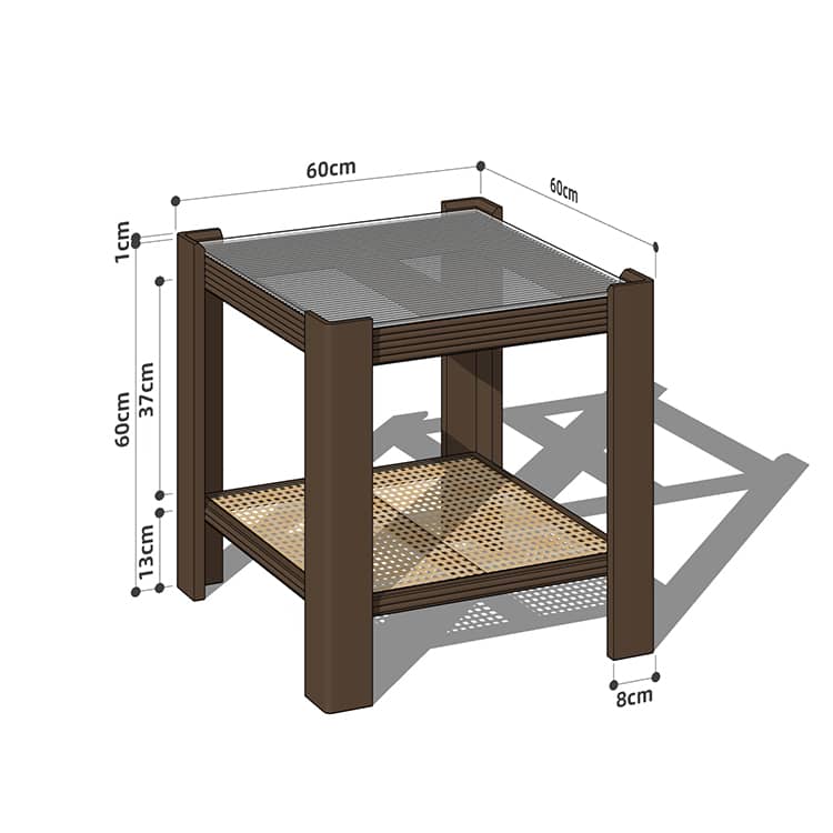 Wooden Square and Rectangular Coffee Table Collection : Modern Design for LIvingroom Space hykmq-791