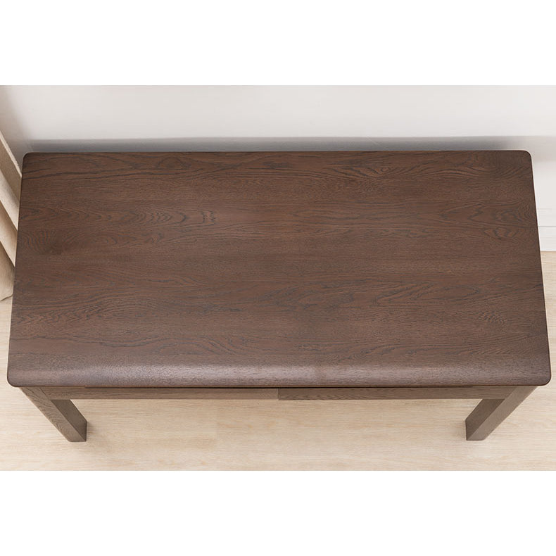 Rectangular Oak Wood Desk with Drawers for Storage Office Computer Desk hym-1530