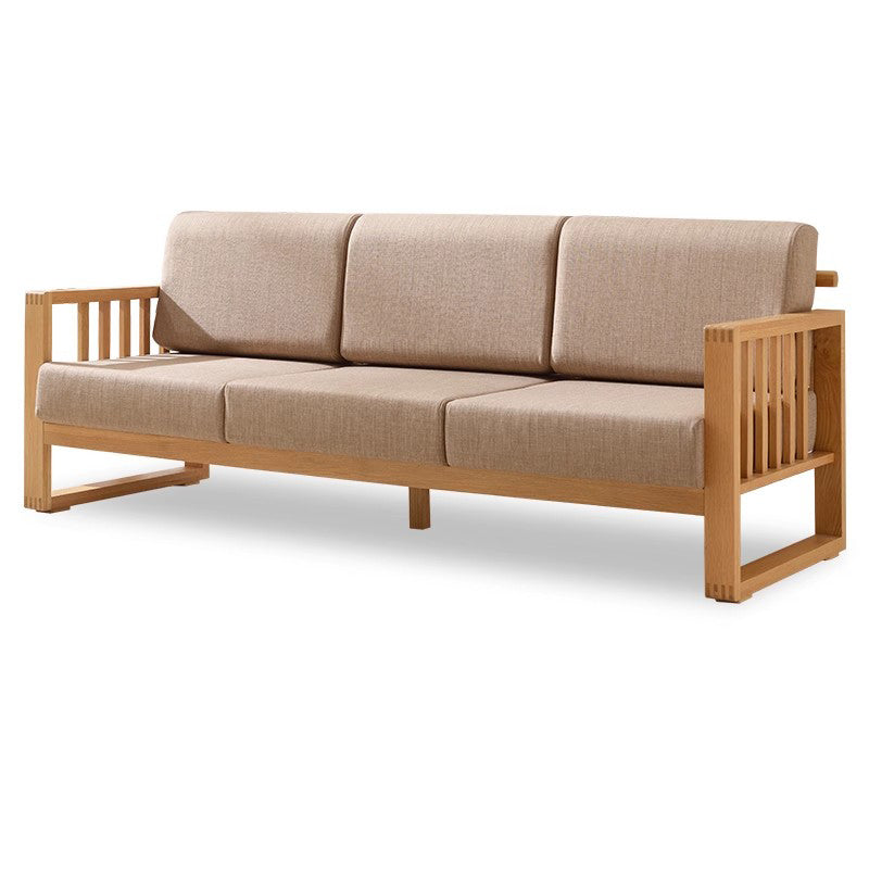 Multi-Color Oak Wood Sofa with Cushion Upholstery - Multi-Size Design for Living Room hym-1531