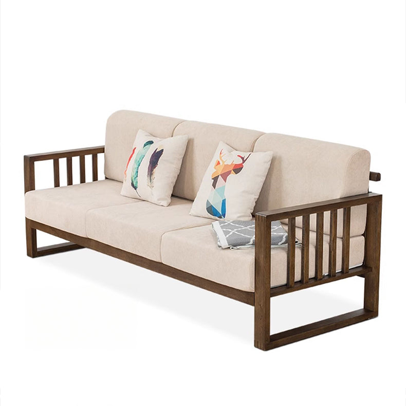 Multi-Color Oak Wood Sofa with Cushion Upholstery - Multi-Size Design for Living Room hym-1531