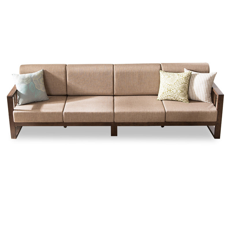 Multi-Color Oak Wood Sofa with Cushion Upholstery - Multi-Size Design for Living Room hym-1531